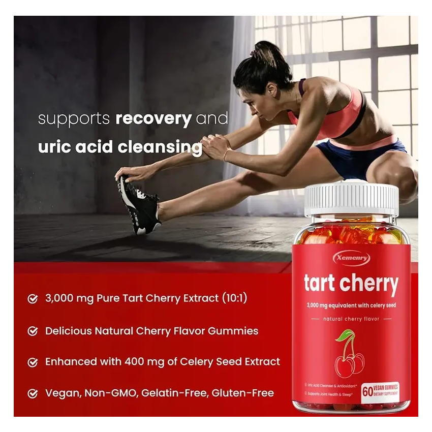 Acerola Bio Tart Cherry Vitamina C 3000mg Organica 60 Cherry-5