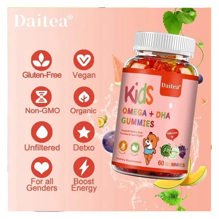 Kids Smart Dha Gomitas Niños Mejoran Memoria Concentracion-5