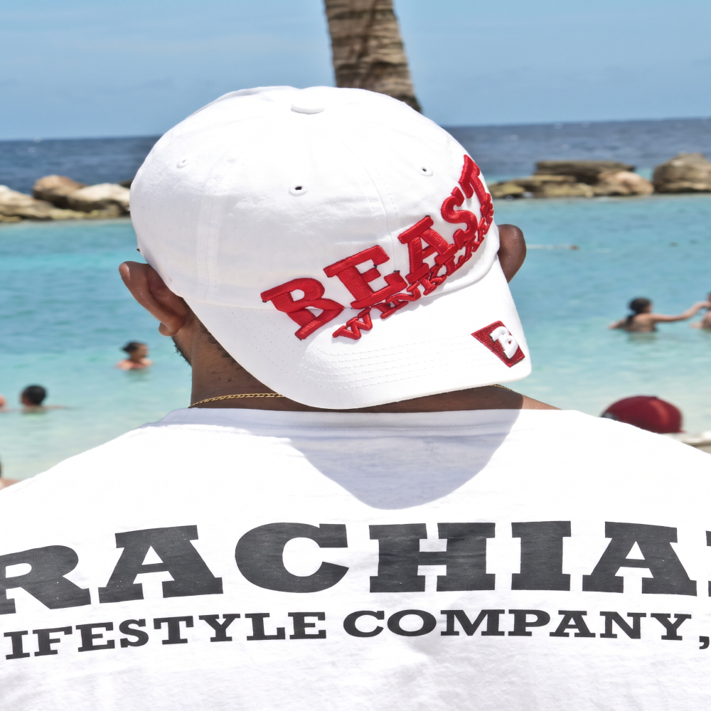 Brachial Gorro Jockey Flexfit Base Cap Beast L White-3