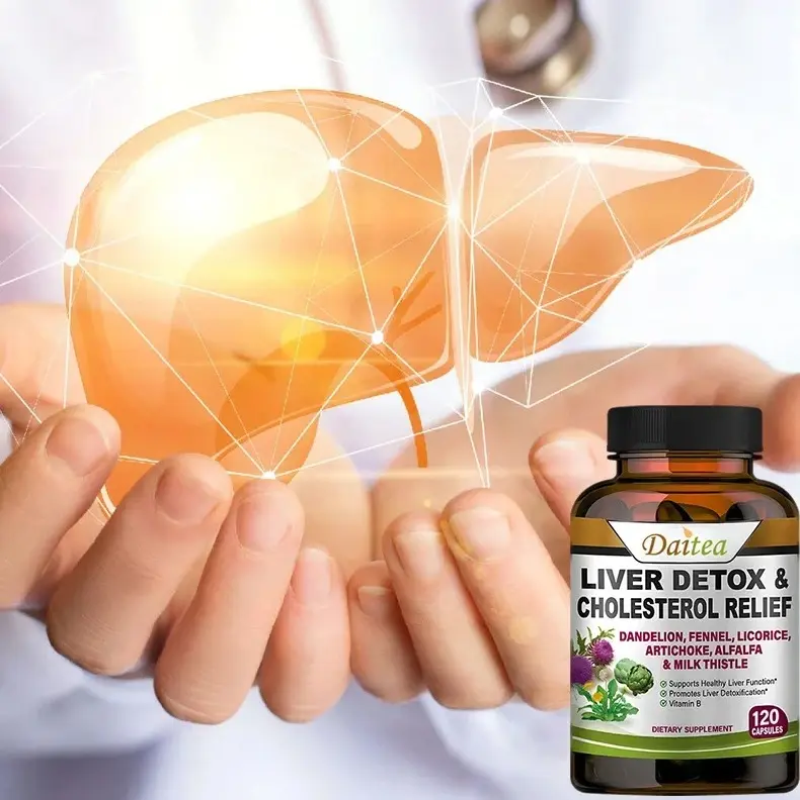 Liver Detox Milk Thistle Silimarina Cuidado Del Higado 120caps-6