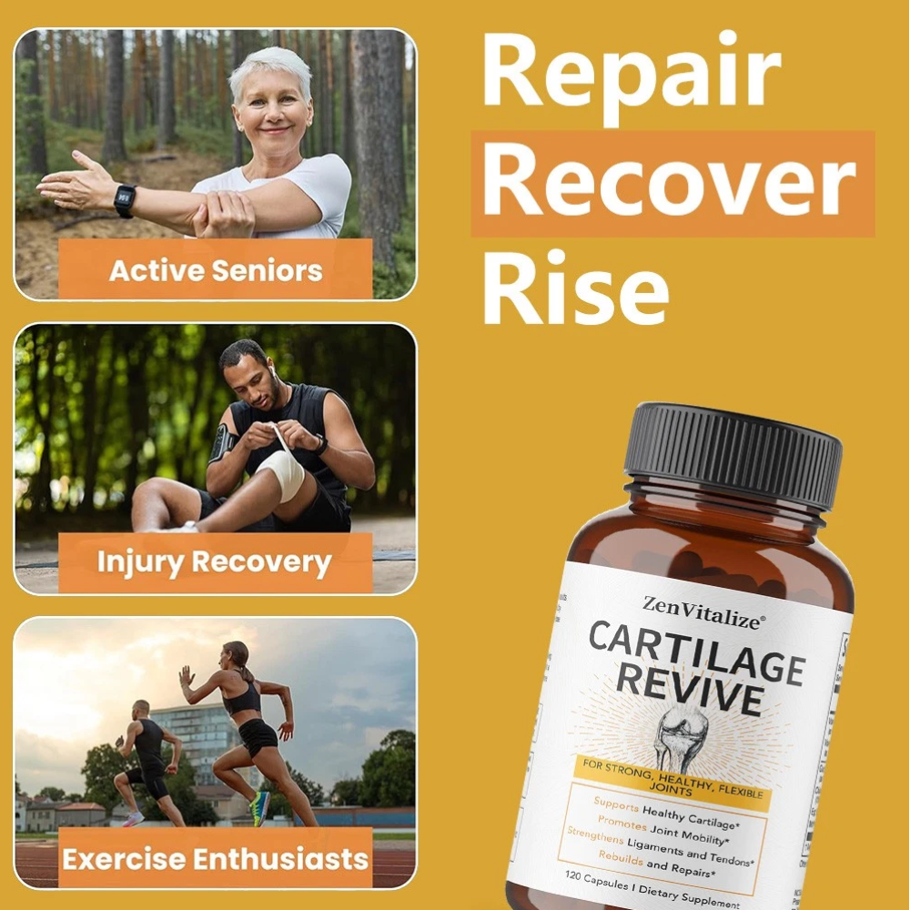 Cartilage Revive Glucosamina Colageno Cuidado Articular 120 caps-4