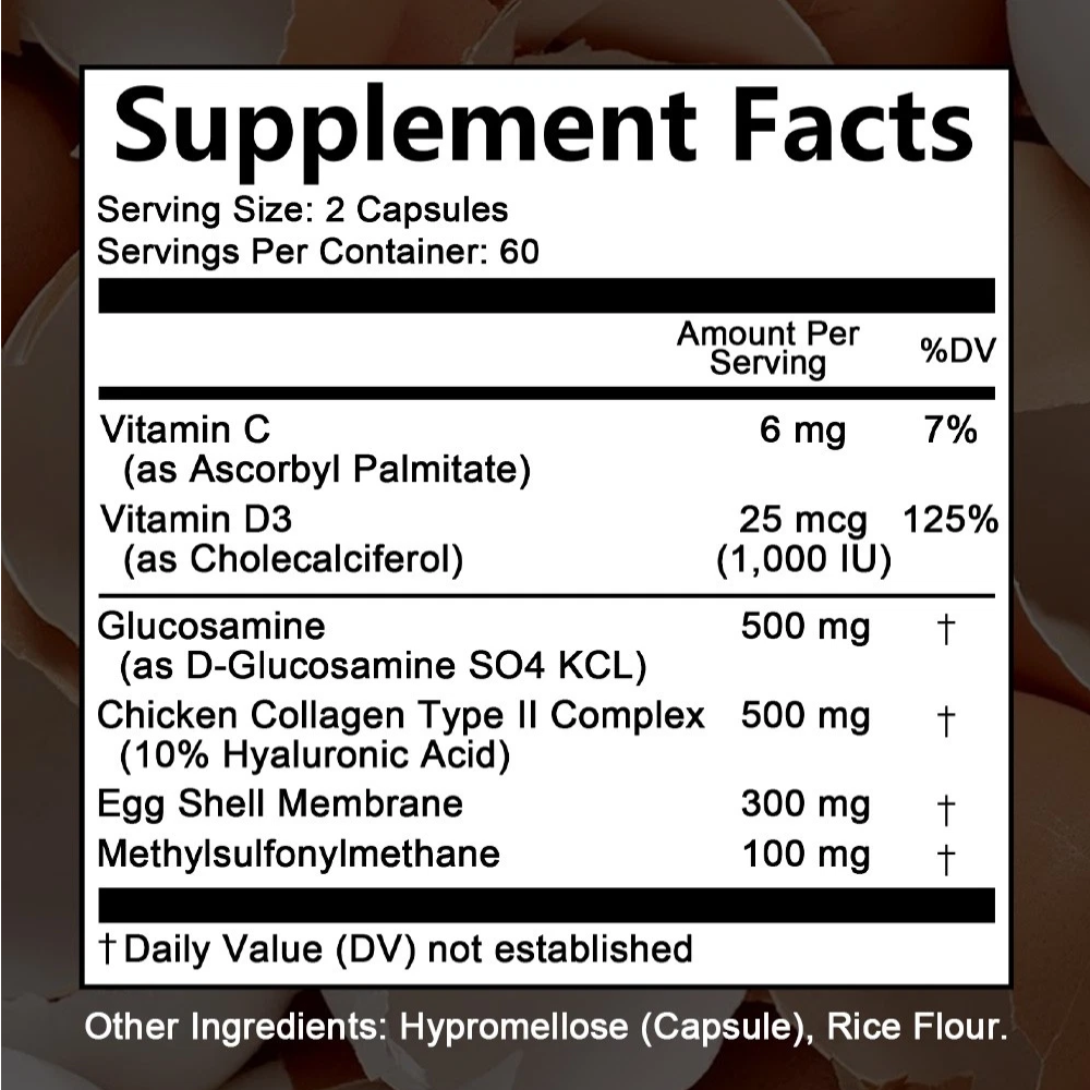 Cartilage Revive Glucosamina Colageno Cuidado Articular 120 caps-6