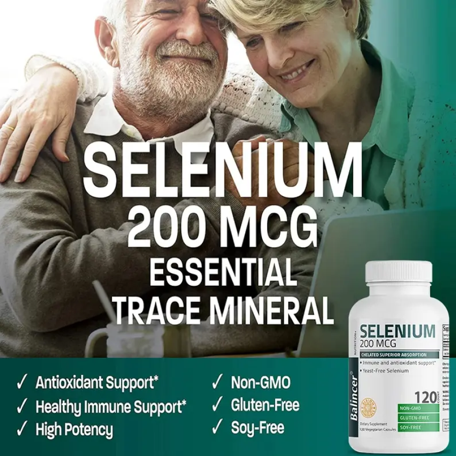 Albion Selenio 200mcg Antioxidante Cuidado Urinario Prostata 120 Caps Vegana-5