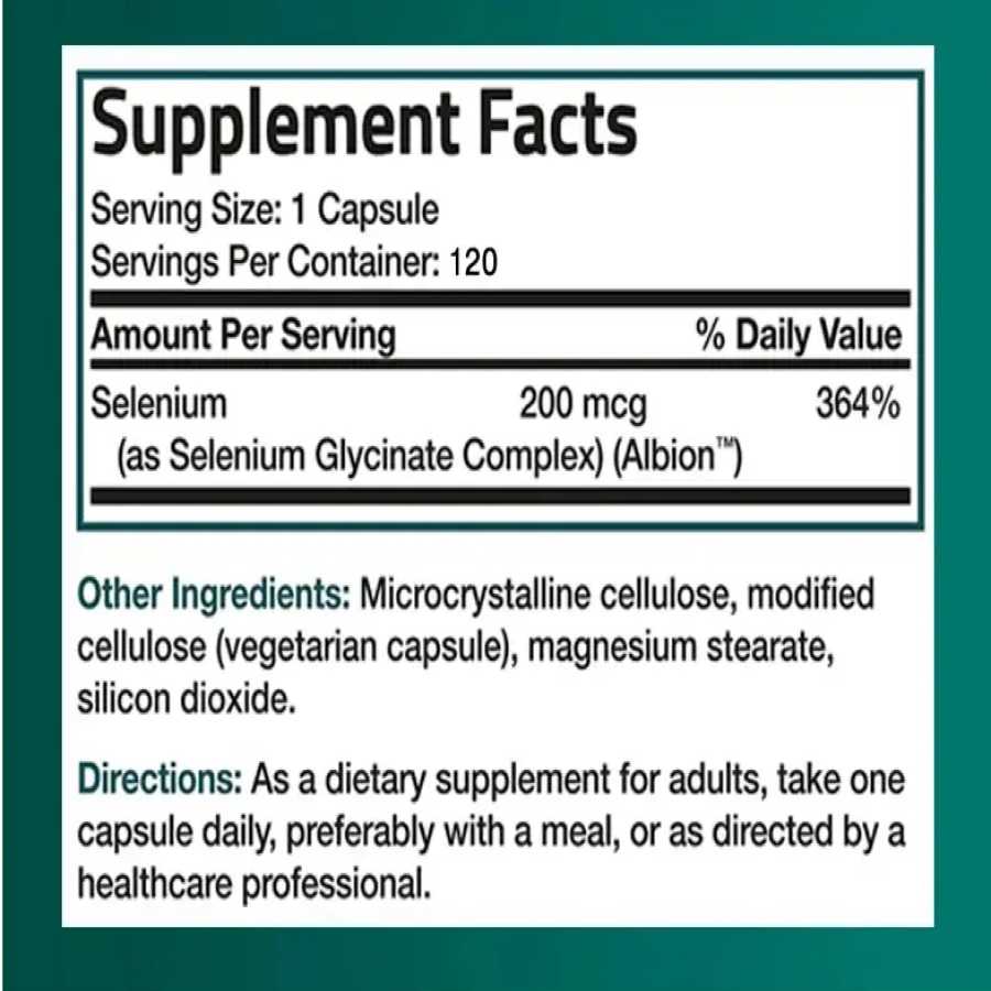 Albion Selenio 200mcg Antioxidante Cuidado Urinario Prostata 120 Caps Vegana-6