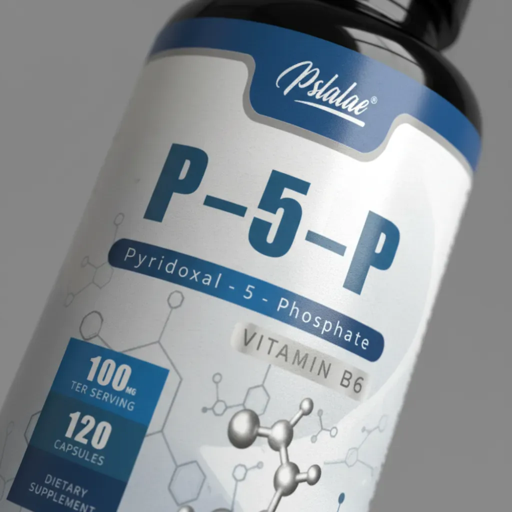 Pslalae Suplemento Piridoxal Fosfato P5p Vitamina B6 100mg 120 caps-4