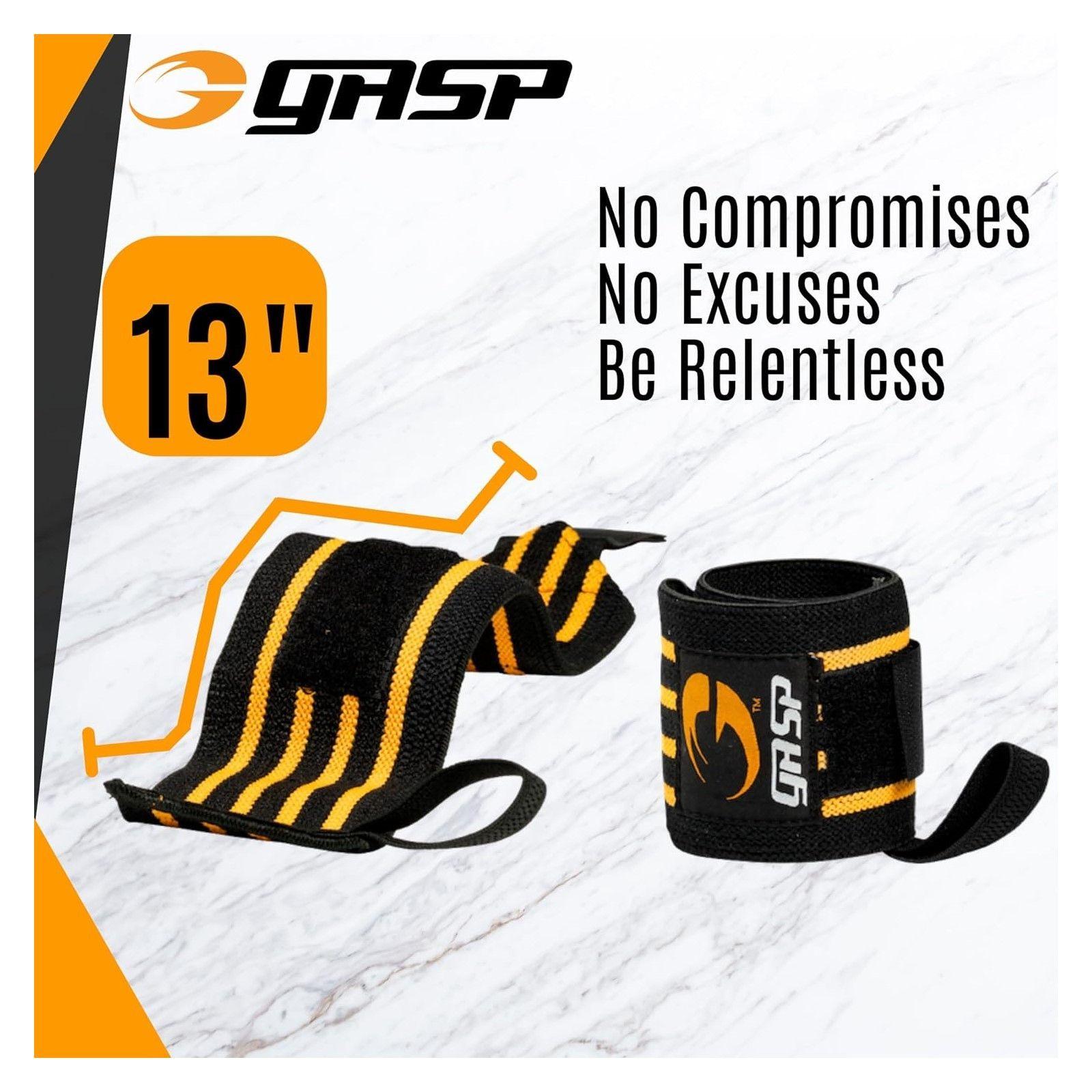 Muñequeras De Entrenamiento Pesas Gasp Hardcore Wrist Wraps-3