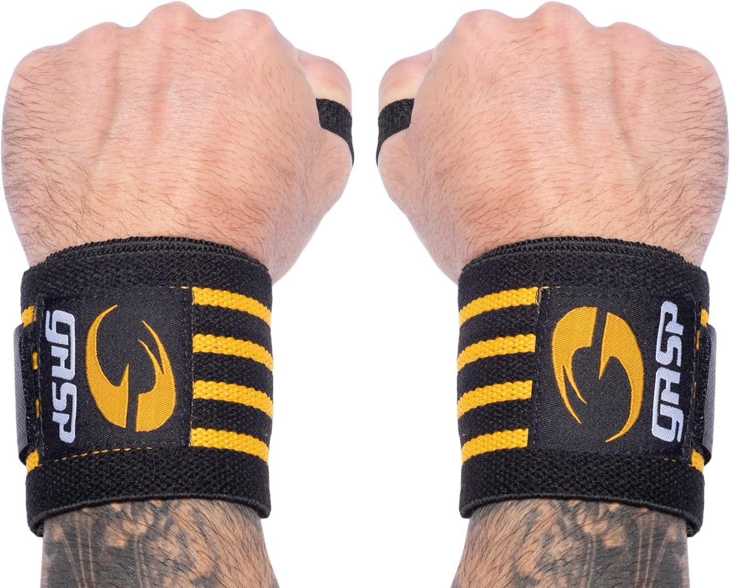Muñequeras De Entrenamiento Pesas Gasp Hardcore Wrist Wraps-4