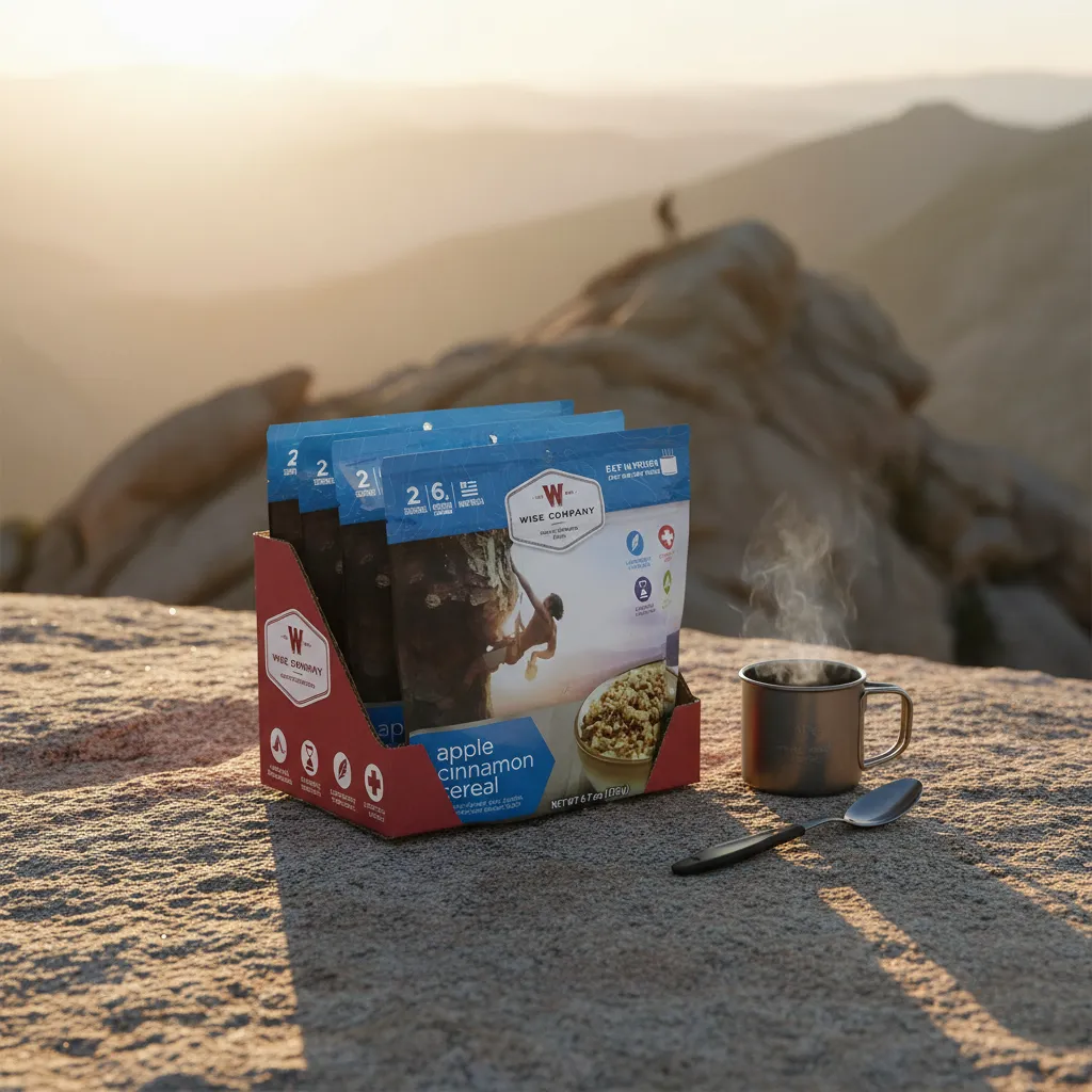 Wise Food Outdoor Comida Liofilizada Cereal 12 serv Cinnamon Canela Camping-1