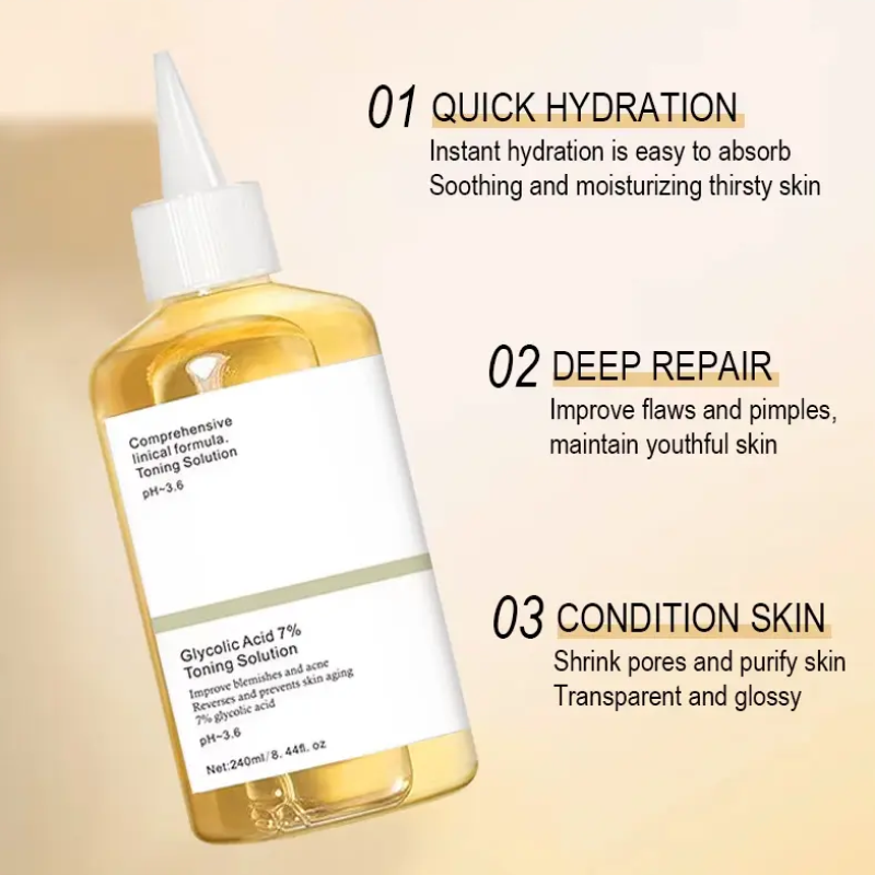 Glycolic Acid 7% Solucion Acido Glicolico Tonificante 240ml-5