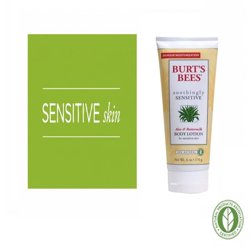 Burts Bees Aloe Buttermilk Body Lotion Locion De Cuerpo 170g-2