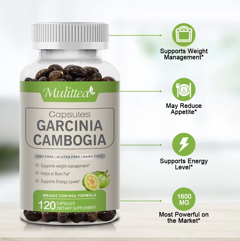 Garcinia Cambogia 1600mg Para Quemar Grasas y Bajar De Peso 120 Gel Caps-5