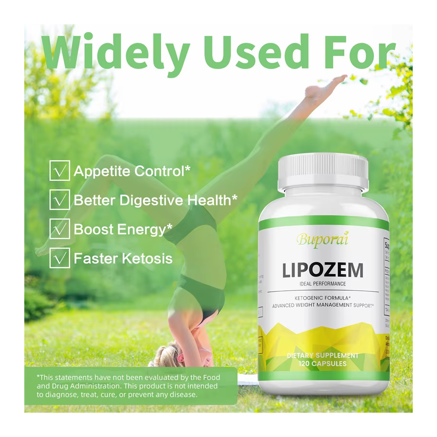 Quemador de Grasas Lipozem Garcinia Cambogia Cetonas de Frambuesa Acelera el Metabolismo Ketosis-7