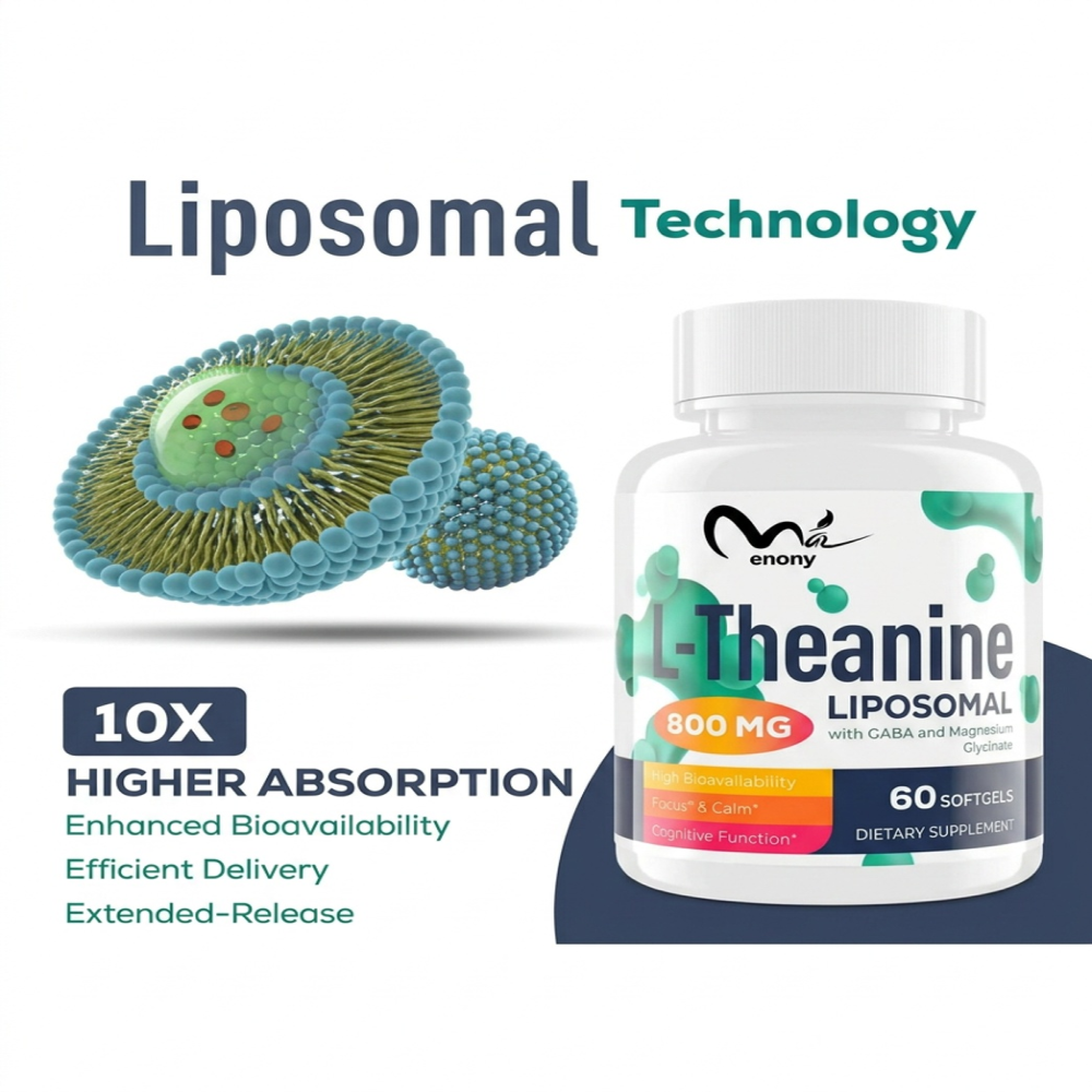 L-teanina Liposomal Glicinato De Magnesio 800mg 60 Softgel-6