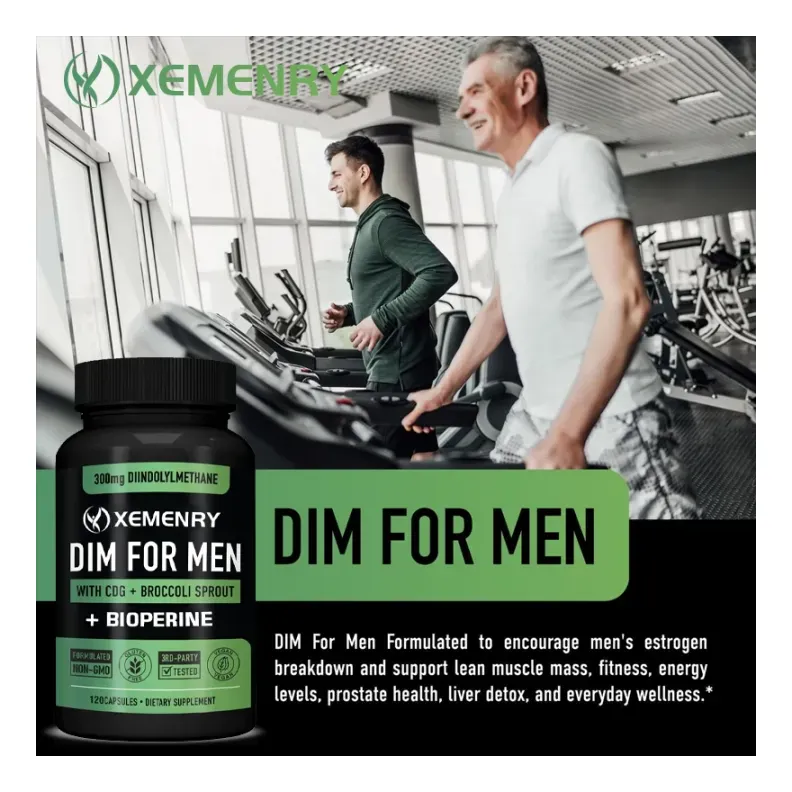 Xemenry Dim For Men 300mg + Bioperine Brocoli 120 Cápsulas-7