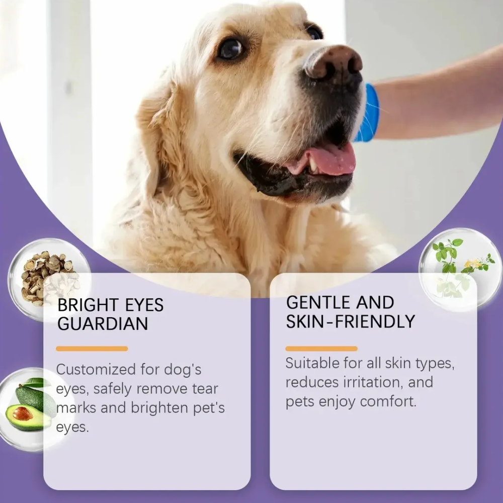 Tear Stain Paste Pet Limpiador Ojos Manchas Lagrimas Para Perros 20gr-4