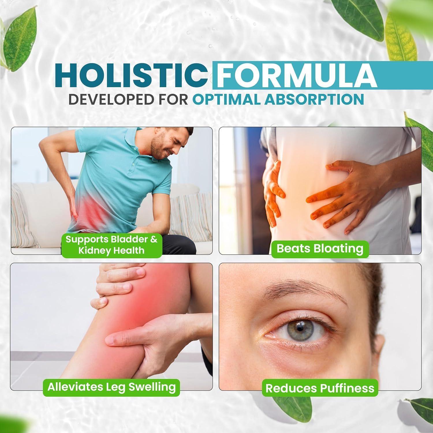 Pslalae Alivio De La Hinchazon Water Flush Elimina Retencion Liquido 120 caps-4
