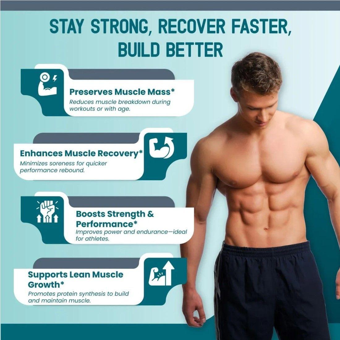 Liposomal HMB 3000mg Formula Avanzada Vitamina D3 K2 Zin Recuperacion y Crecimiento Muscular 60 caps-2