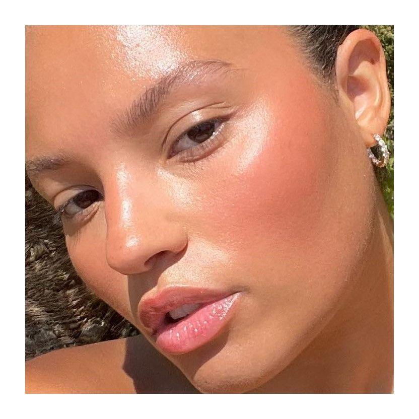 Rhode Pocket Blush Rubor Maquillaje Labial Mejillas Tan Line-5