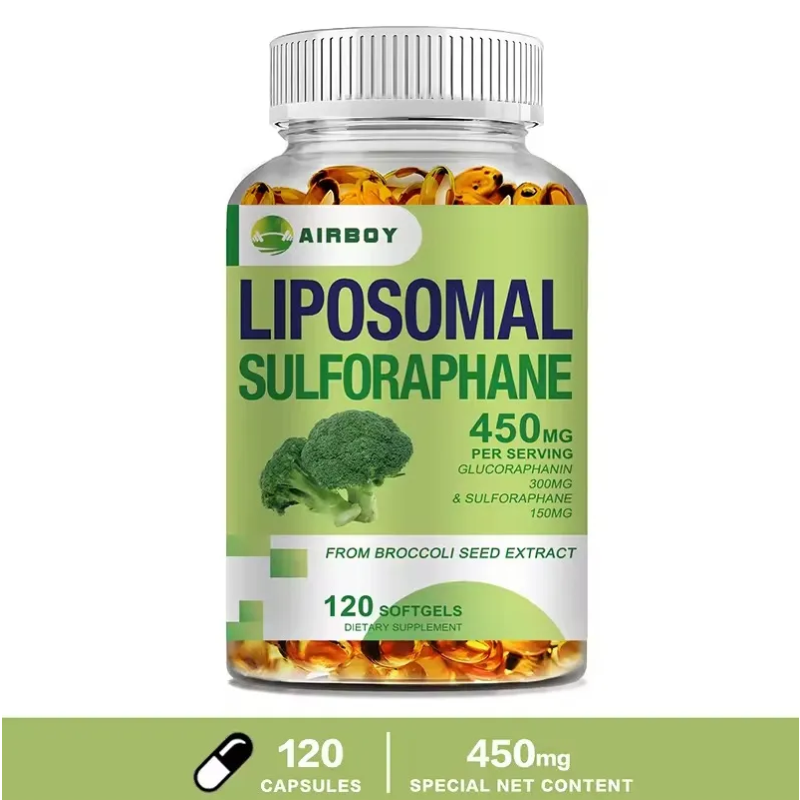 Sulforafano Liposomal Extracto De Brocoli 450mg Puro 120 Cap-4