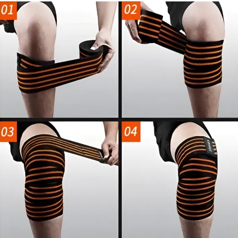 Rodilleras Levantamiento Pesas Durabody Knee Wraps -2