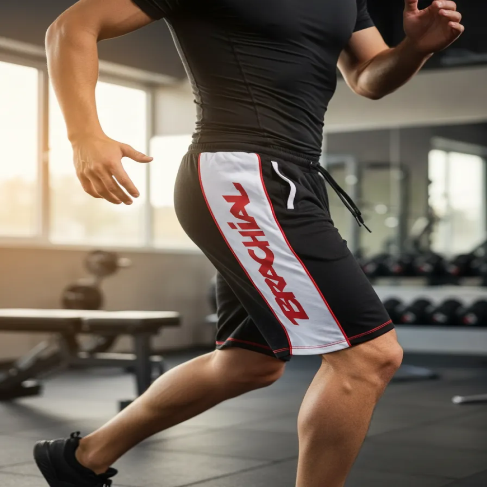 Brachial Shorts Para El Gimnasio Thermal Hot Shorts White Talla S-3