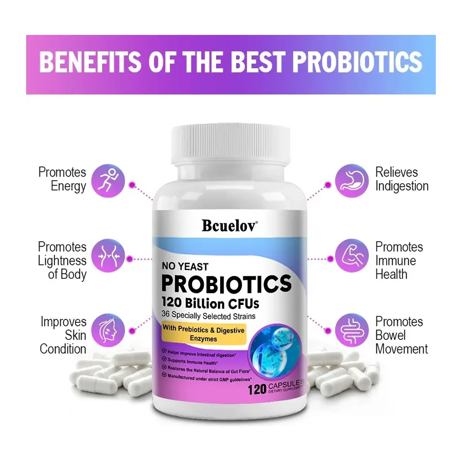 Bcuelov Probiotix Probioticos High Potency 120b Cfu 120 Caps-2
