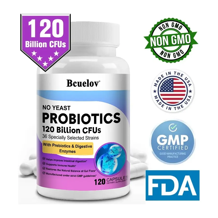 Bcuelov Probiotix Probioticos High Potency 120b Cfu 120 Caps-4