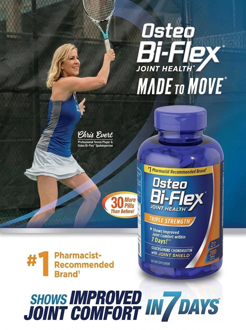 Osteo Bi-flex Triple Strength 200 Caps + Move Free Colageno Salud Articular -1
