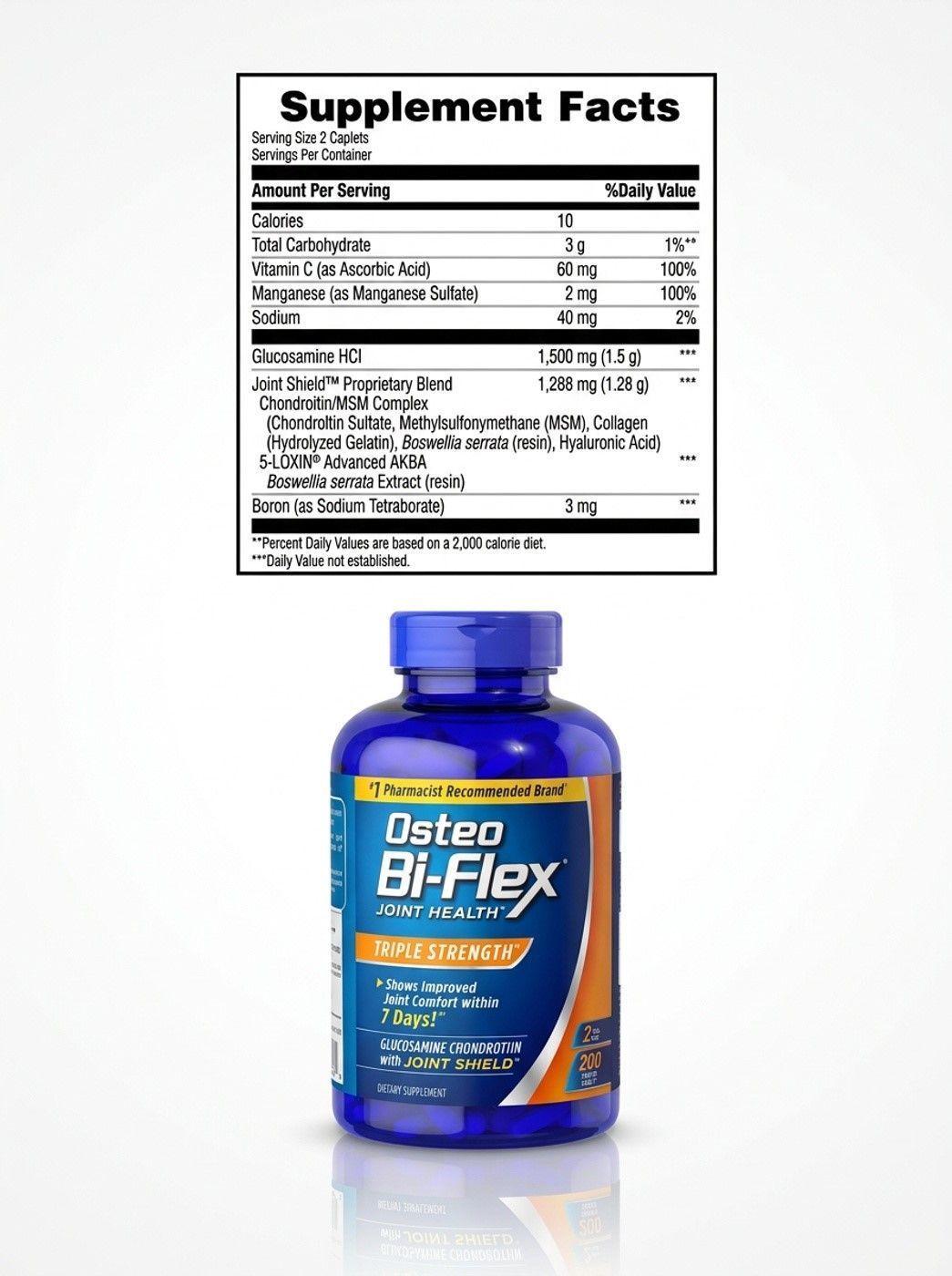 Osteo Bi-flex Triple Strength 200 Caps + Move Free Colageno Salud Articular -4