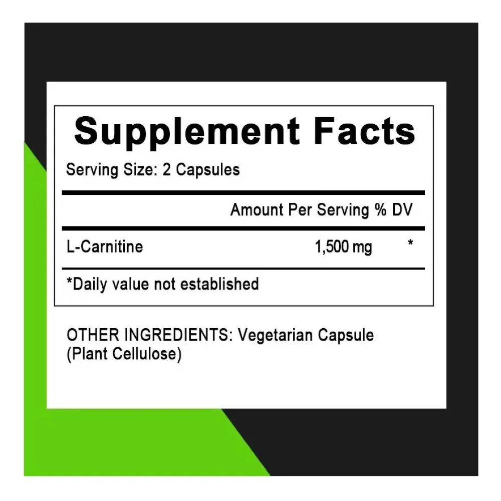 Carnitina 1500 Quemador De Grasas L-carnitina 120 Softgels-6