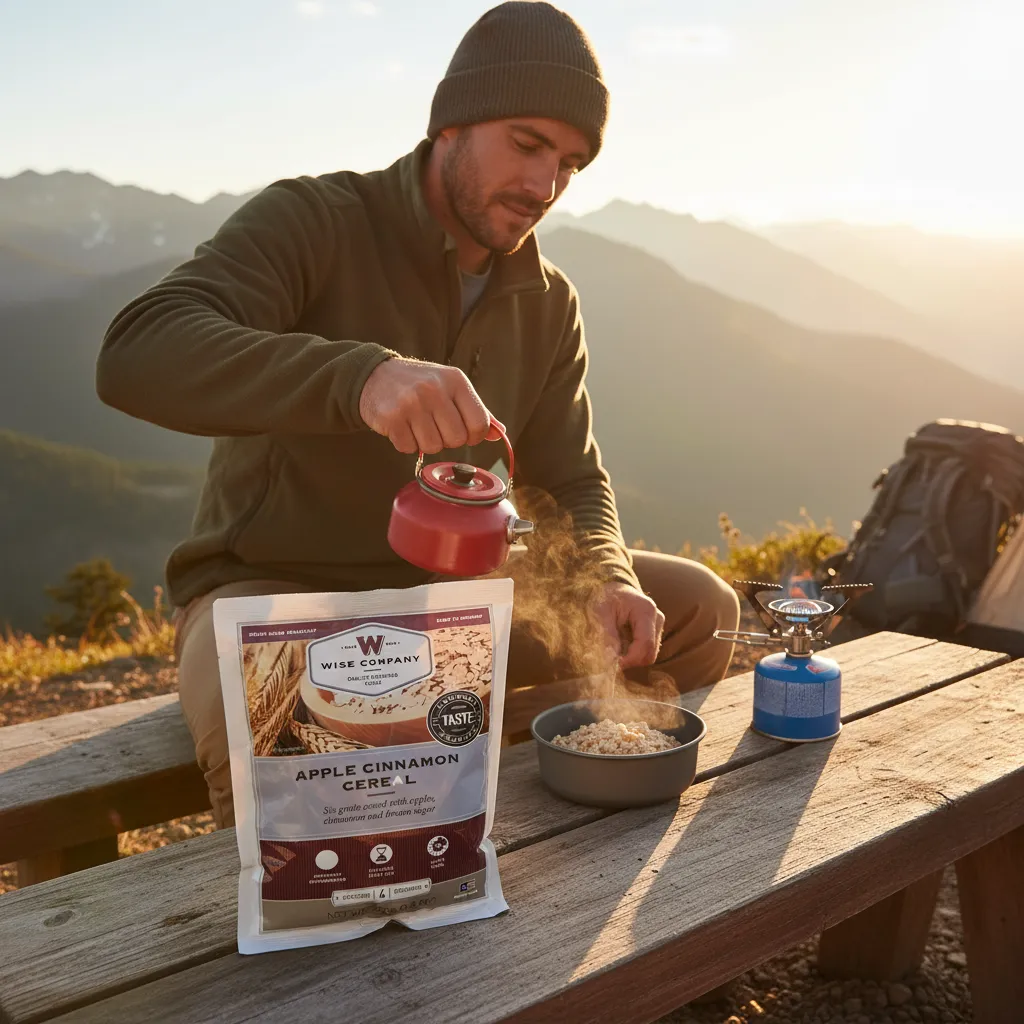 Wise Food Outdoor Comida Liofilizada Cereales 4 Serv Cinnamom Canela Camping-4