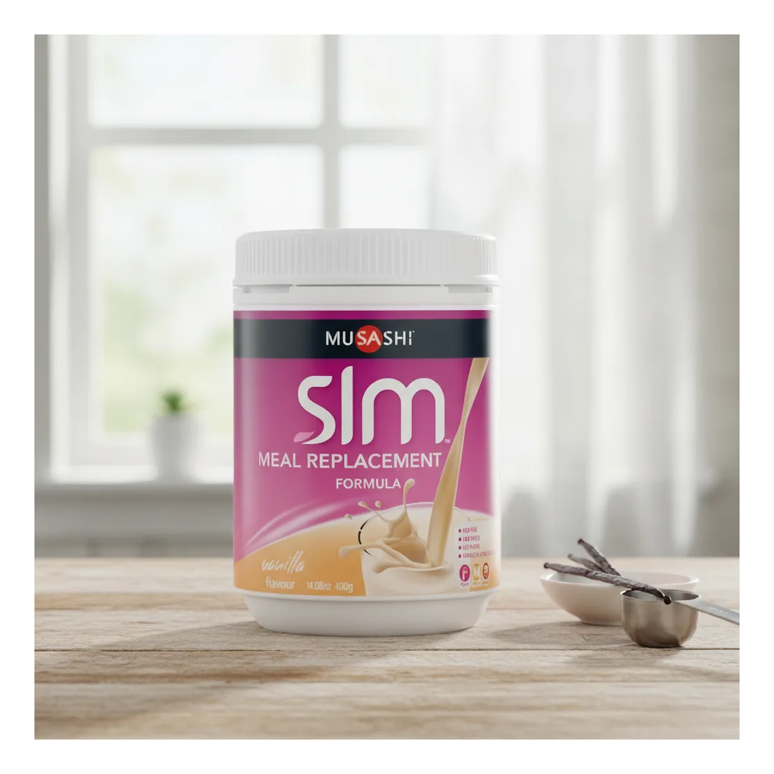 Slm MRP Meal Replacement Batido De Proteinas Para Bajar De Peso Vainilla-3