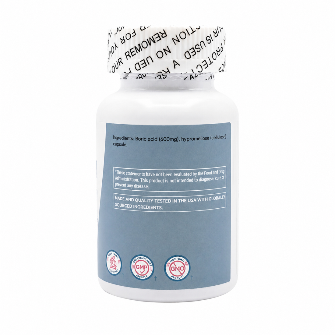 Capsula Vaginal Acido Borico 600mg Equilibrio Ph Intimo 60caps-2
