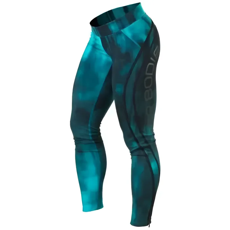 Better Bodies Calza Leggins Gimnasio Mujer Grunge Aqua Blue Talla L-2