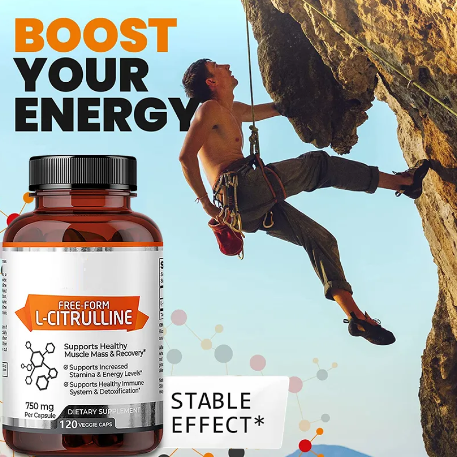 CITRULINA SPORTS AUMENTO OXIDO NITRICO 750MG 120 CAPS-2