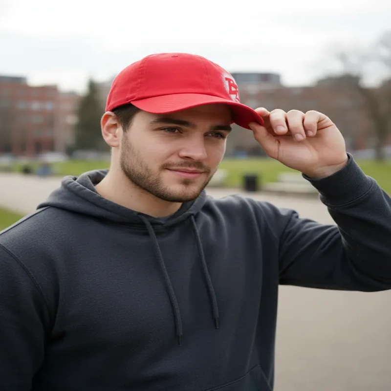 Brachial Gorro Jockey Flexfit Base Cap Fame XL Red-4
