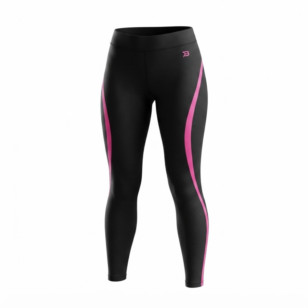 Better Bodies Calza Leggins Gimnasio Mujer Curve Black Pink-2