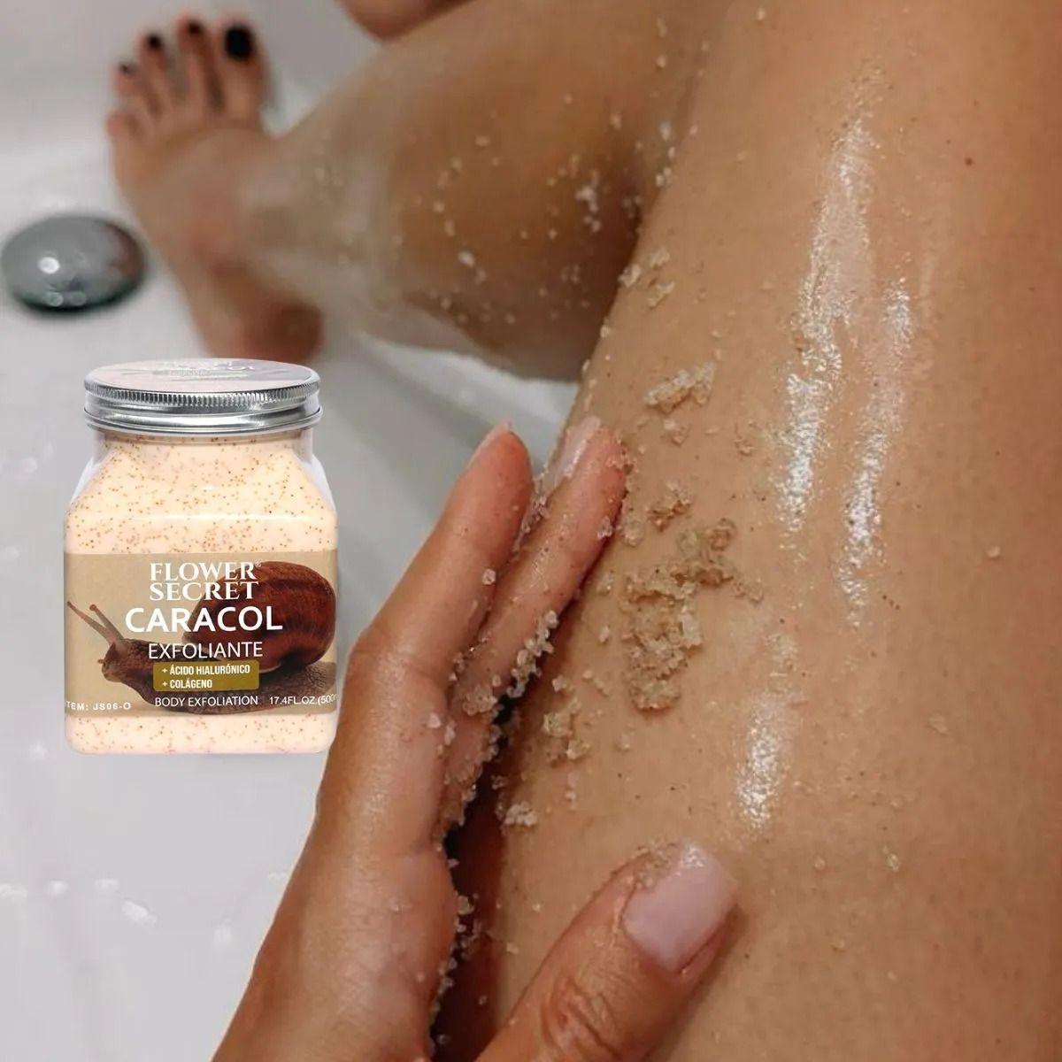 SET 2 CREMAS EXFOLIANTE CORPORAL CARACOL NUTRE HIDRATA LAU-6