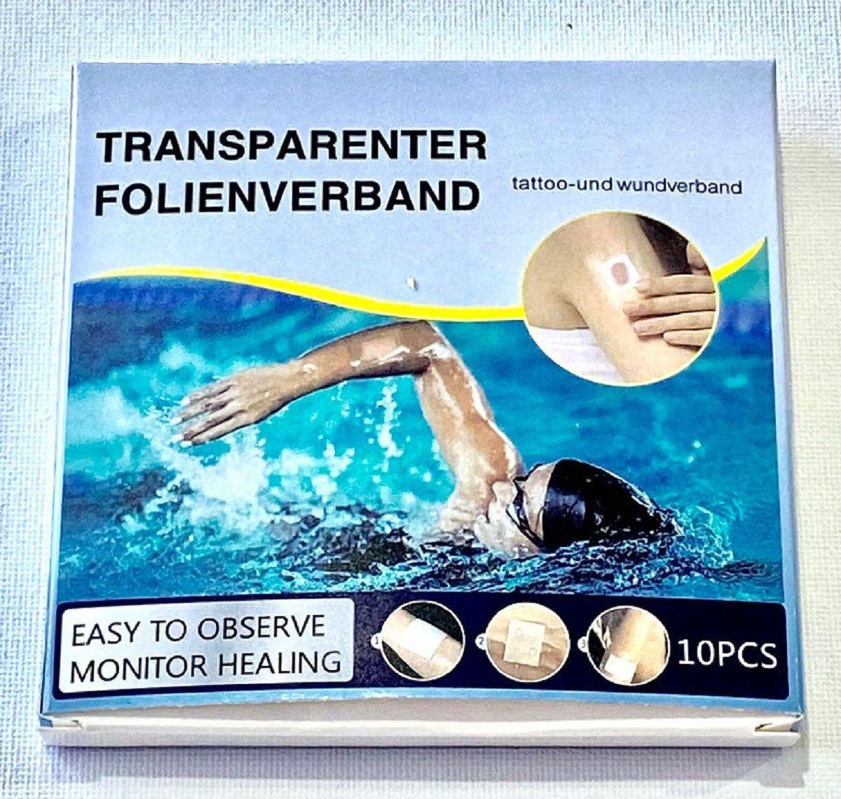 Set 10 Parches Adhesivo Impermeable Protege Tatto Herida Lau-1