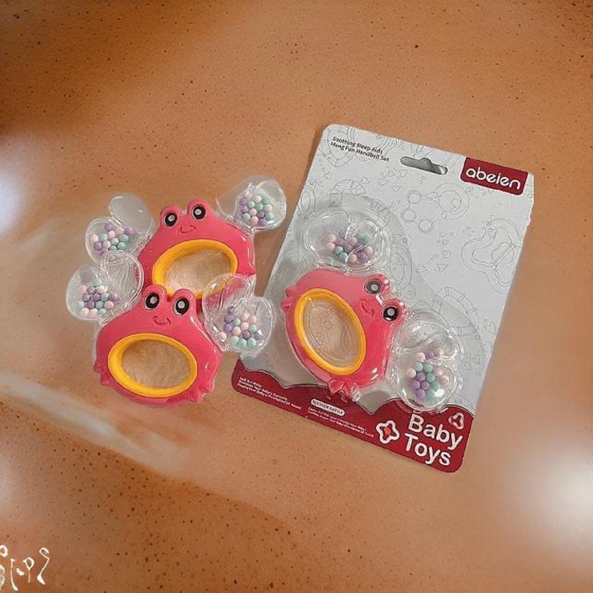 Set 8 Sonajero Cangrejo Musica Divertido Sensorial Bebe Lau-5