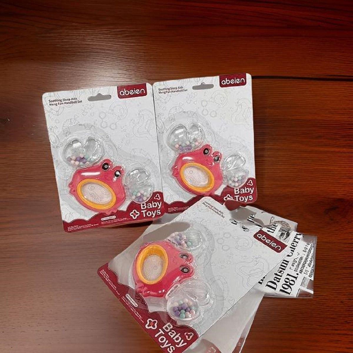 Set 8 Sonajero Cangrejo Musica Divertido Sensorial Bebe Lau-9