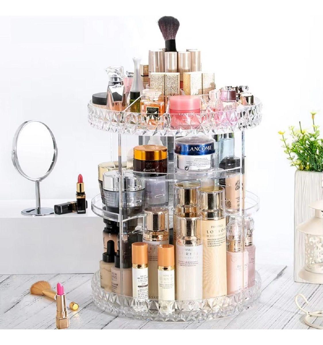 Cosmetiquero Organizador Maquillaje 360° Giratorio Lau-3