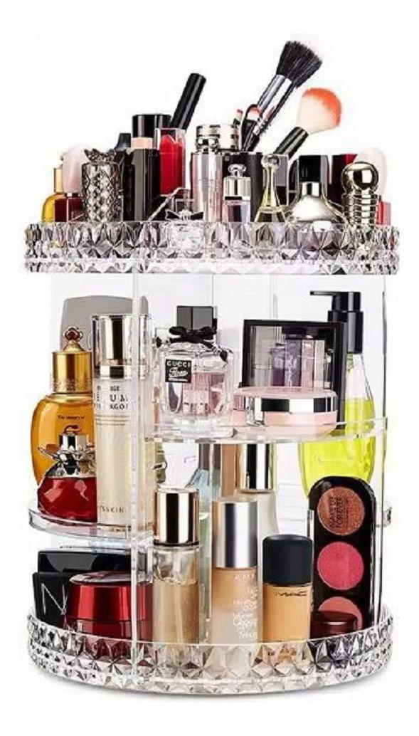Cosmetiquero Organizador Maquillaje 360° Giratorio Lau-8