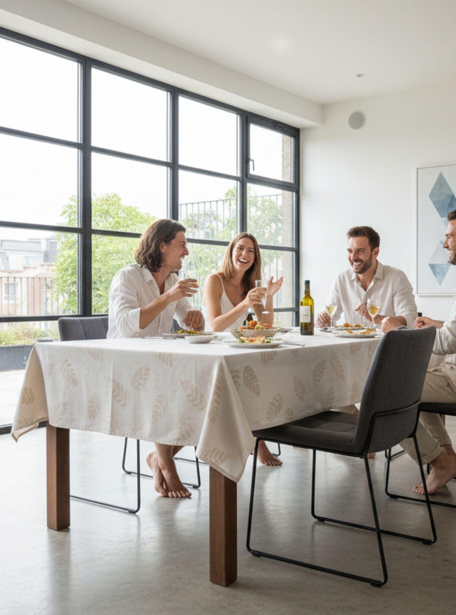 Mantel Decorativo Diseño Botánico Elegante Moderno Hogar Jhn-2