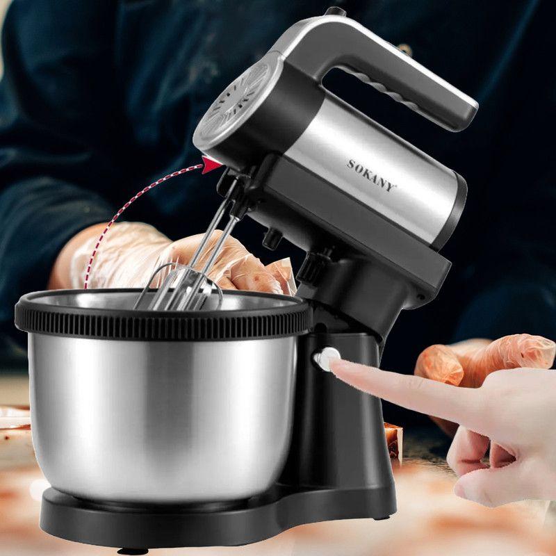 Batidora Pedestal 4L Profesional 1000W 5V Mezclador Lau-6