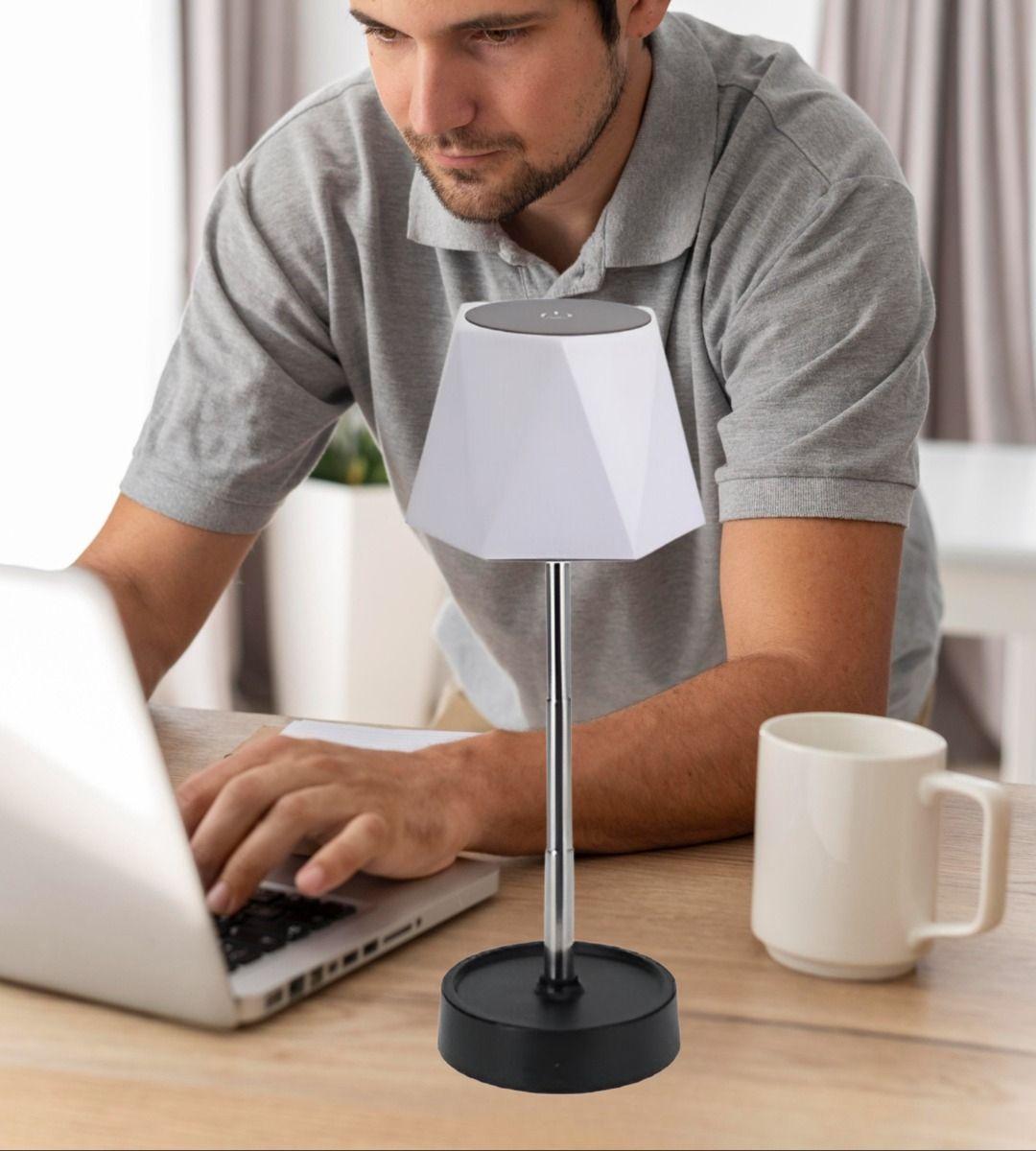 Lámpara Portátil LED Recargable Ajustable Mesa Jhn-3