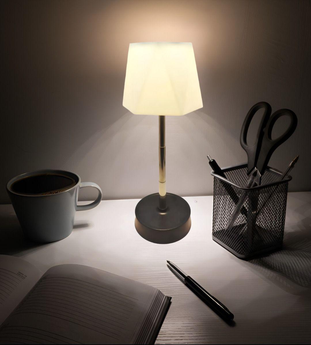 Lámpara Portátil LED Recargable Ajustable Mesa Jhn-4