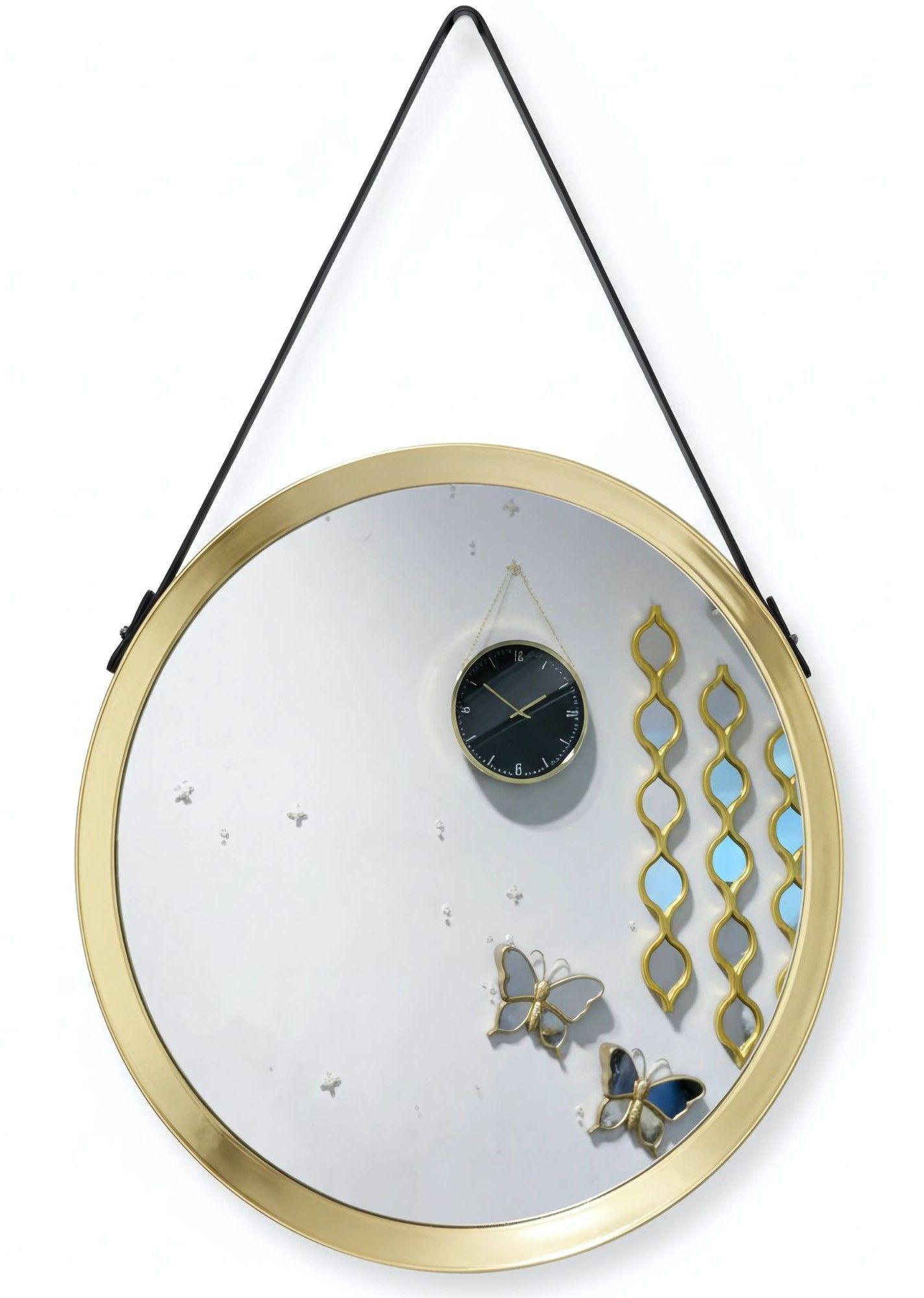 Espejo Pared Decorativo Moderno Redondo Hogar Jhn-0