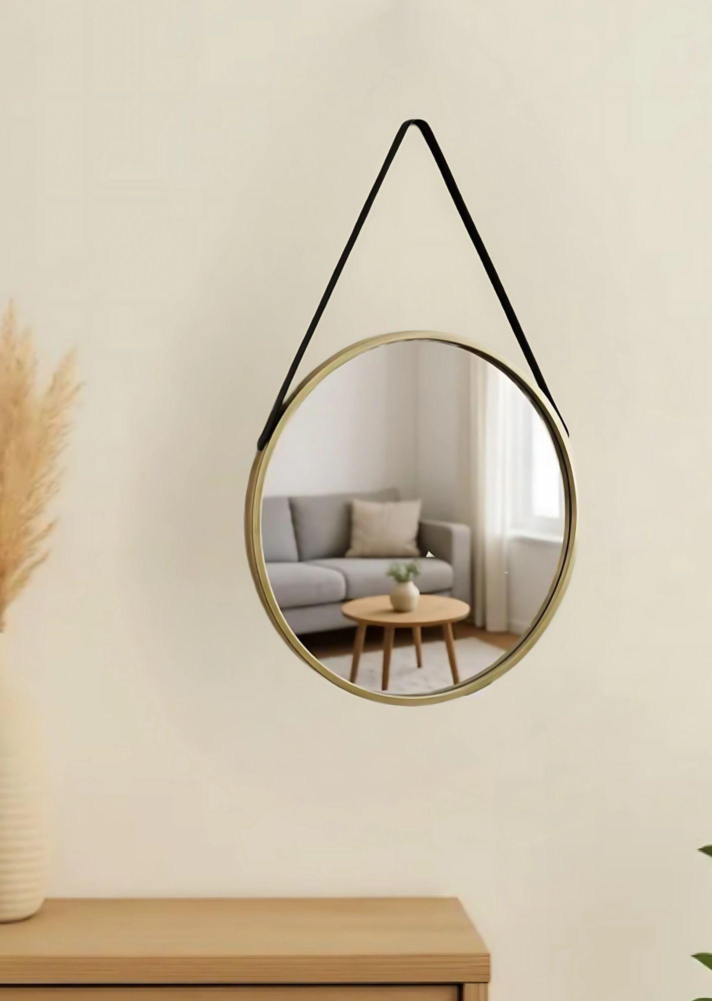 Espejo Pared Decorativo Moderno Redondo Hogar Jhn-3