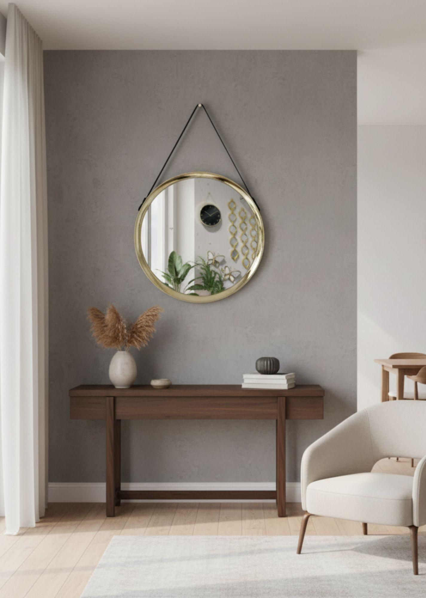 Espejo Pared Decorativo Moderno Redondo Hogar Jhn-4